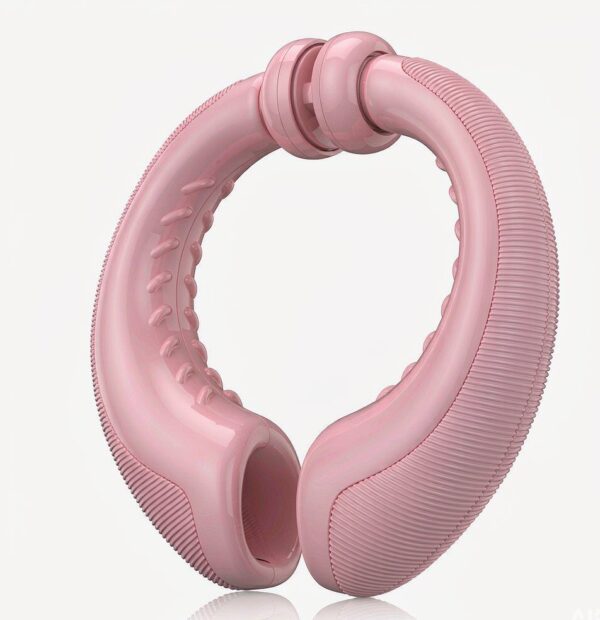 CoreVive Pelvic Floor Thigh Trainer for women, pink home fitness exerciser